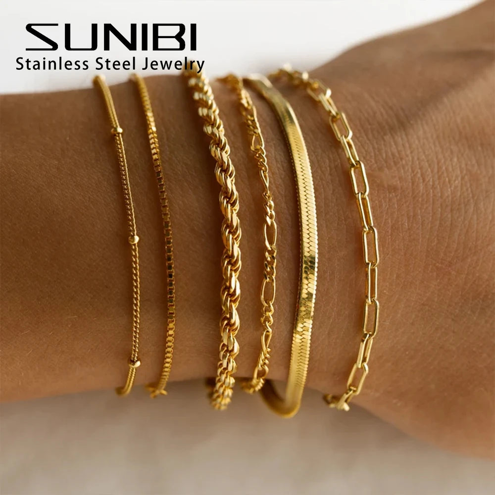 Classic Snake Chain Bracelet for Women