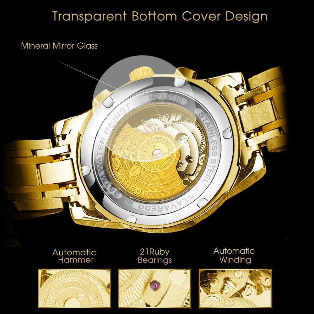 Self Winding Diamond Dial Stainess Steel Watches